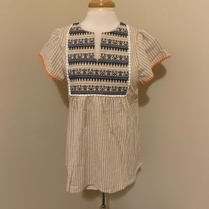 New cotton bohemian style top